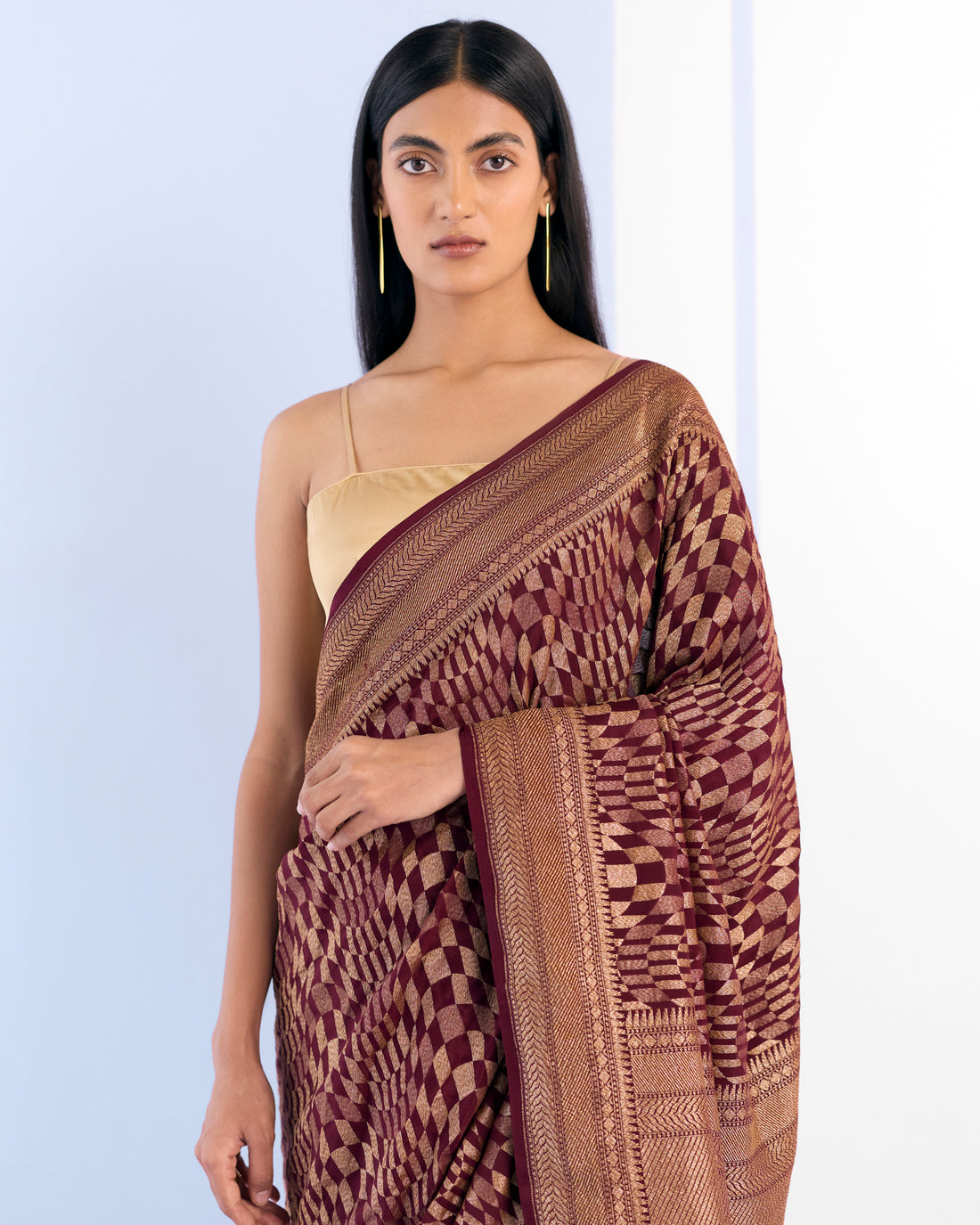 Geometrical Saree 'The Line'