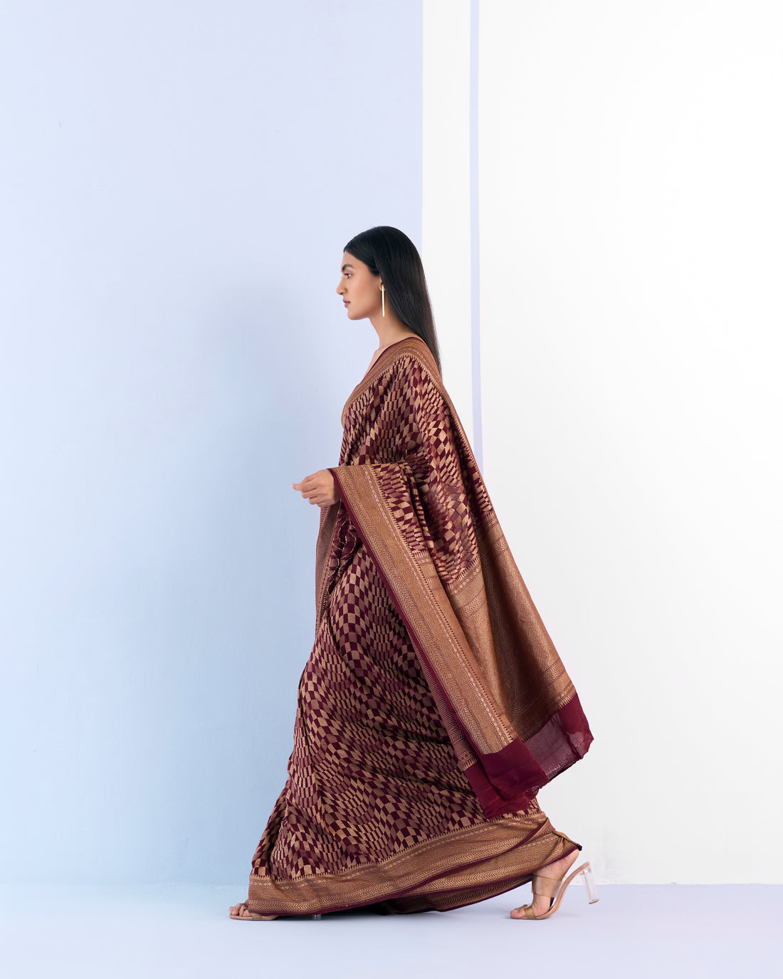 Geometrical Saree 'The Line'