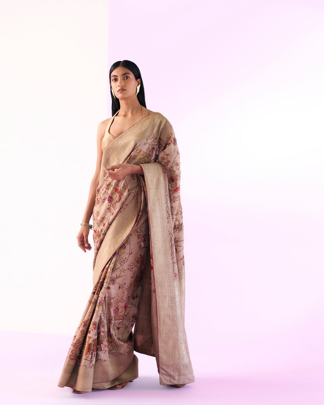 Handwoven Embroidery Saree