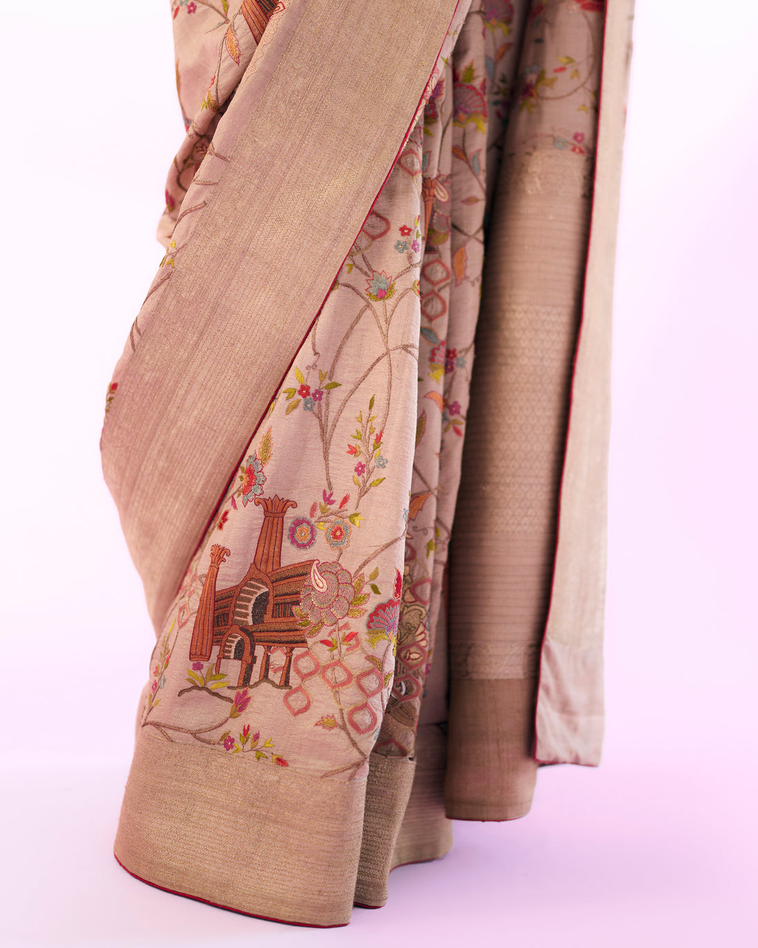Handwoven Embroidery Saree