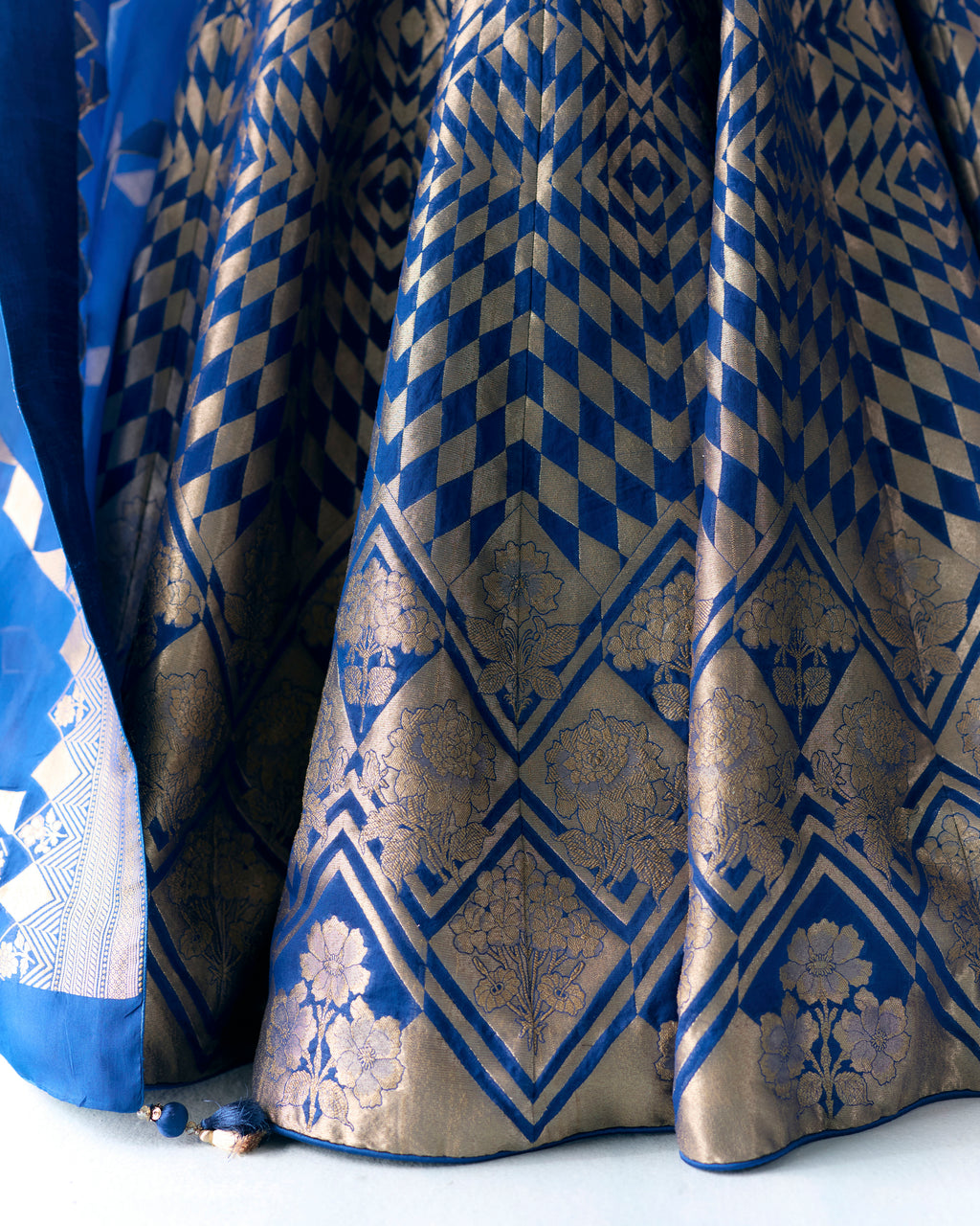 Azure Woven Cocktail Dress 'The Line'