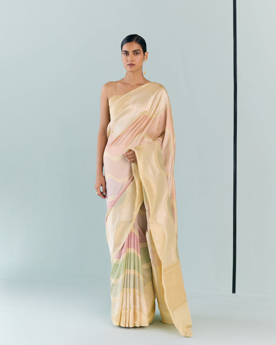 Woven Geometrical Saree 'The Line'