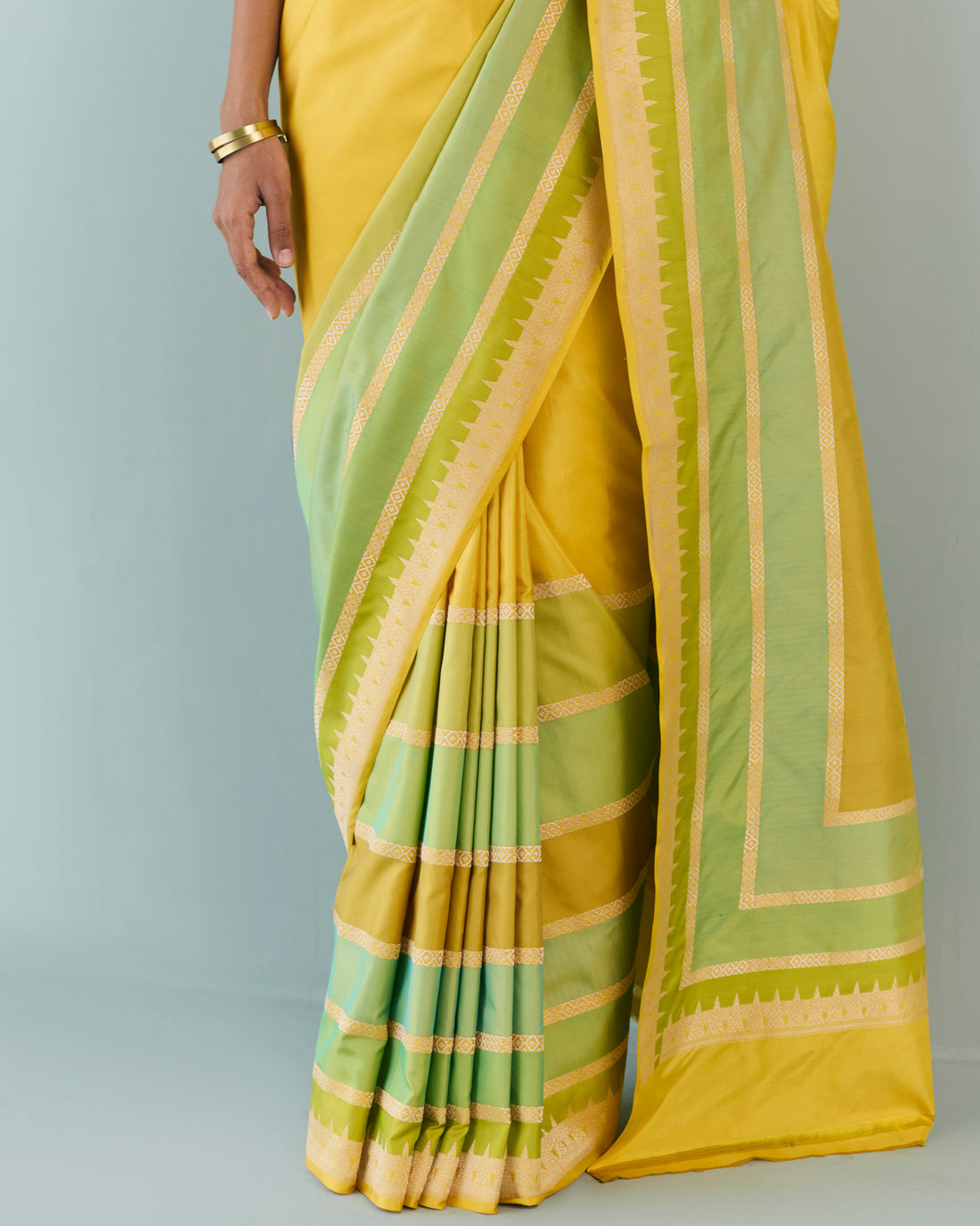 Woven Geometrical Saree 'The Line'