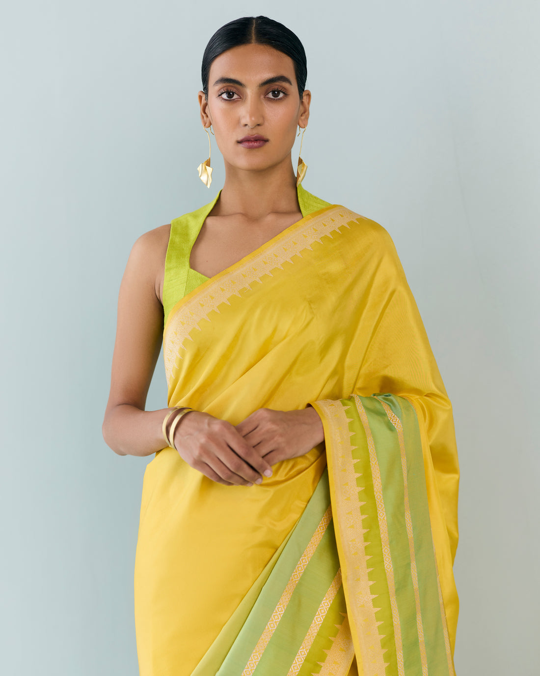 Woven Geometrical Saree 'The Line'