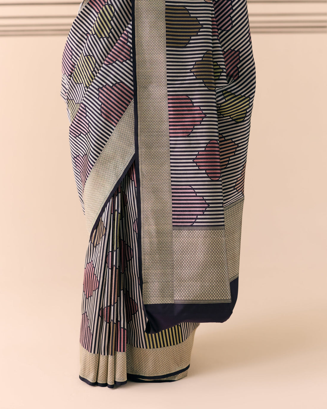 Woven Geometrical Saree 'The Line'