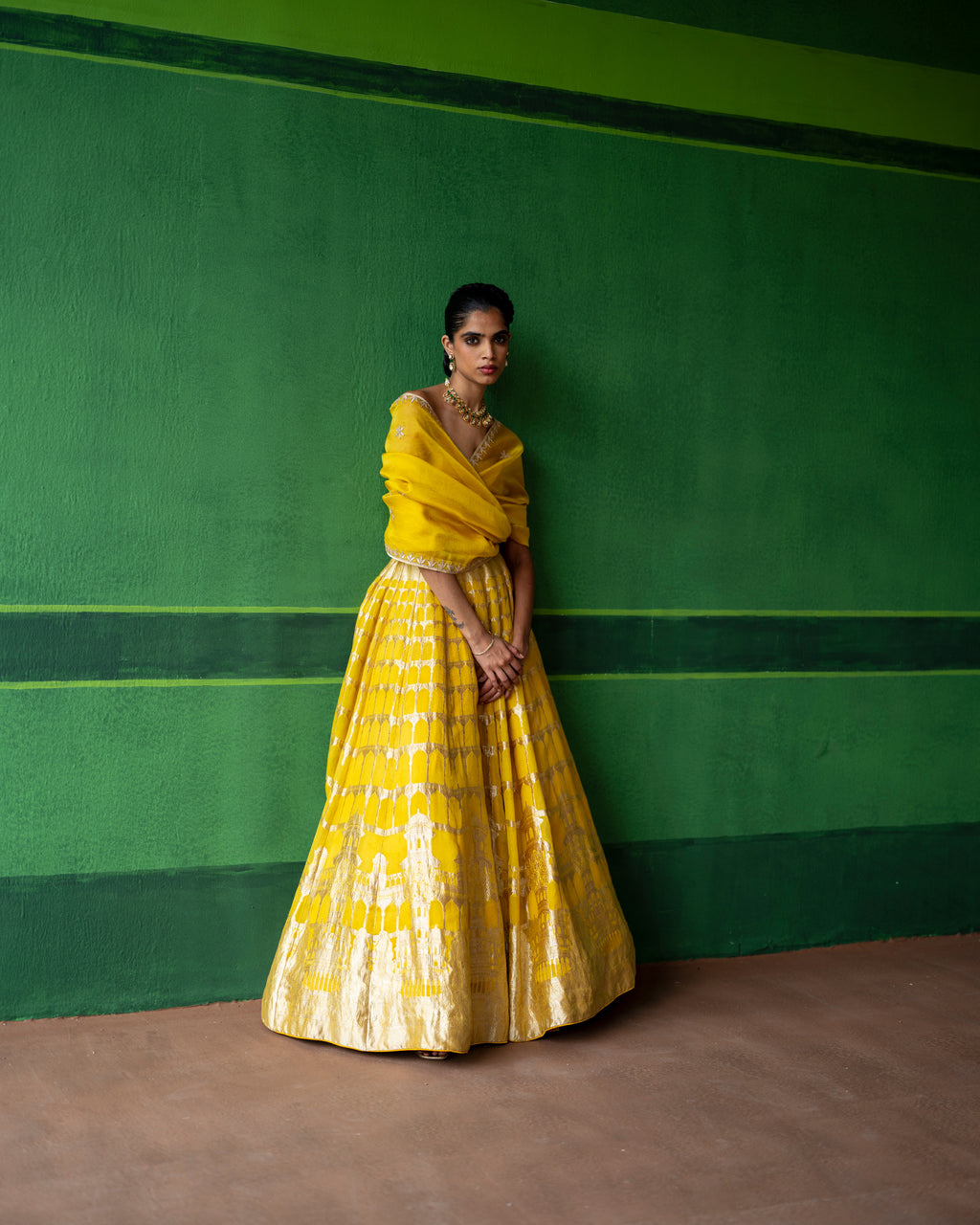 Jharokha Lehenga Set