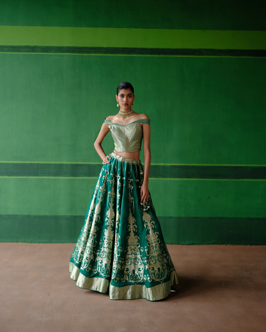 Jhoomar Lehenga Set