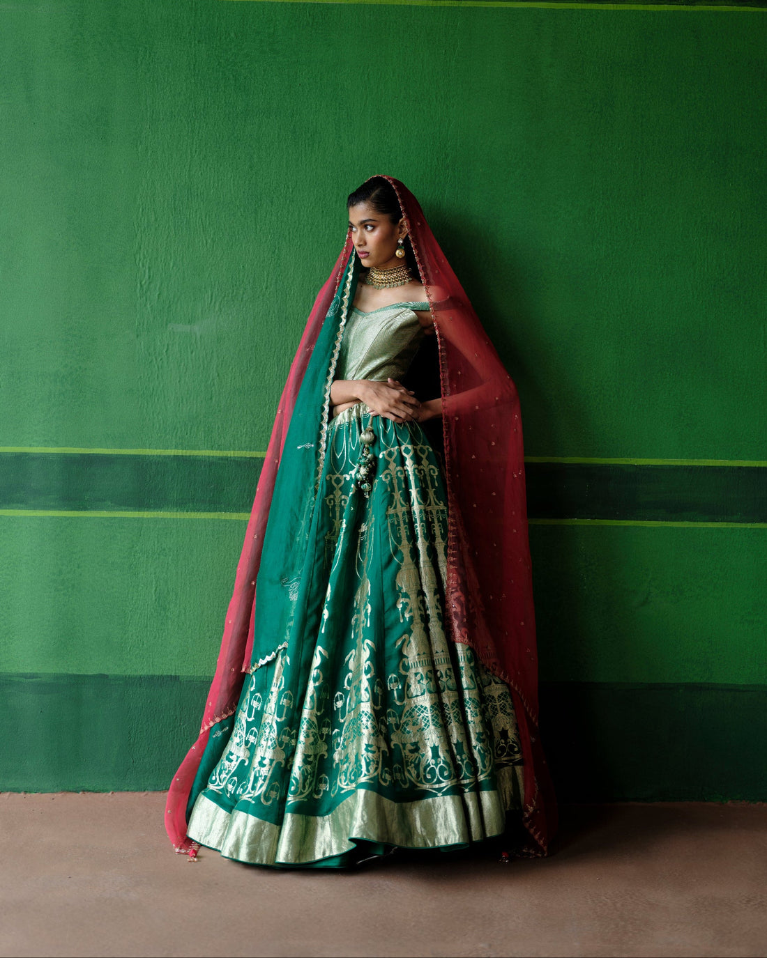 Jhoomar Lehenga Set