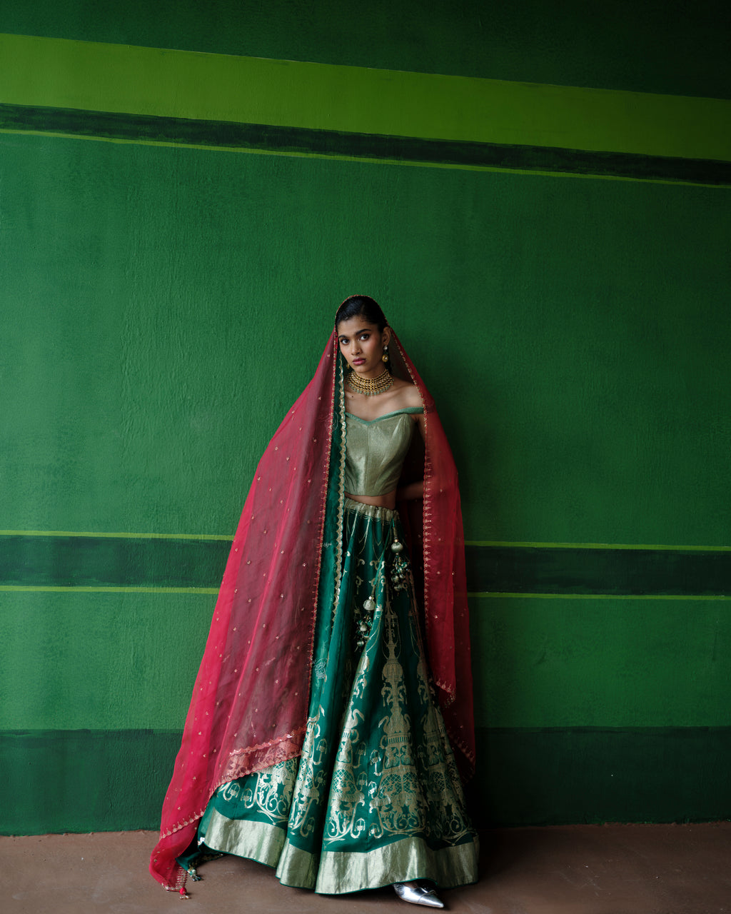 Jhoomar Lehenga Set