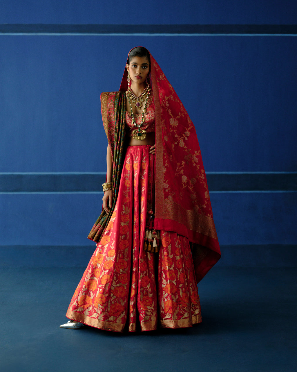 Bloom Matrix Lehenga Set