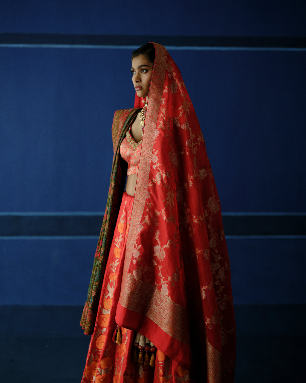 Bloom Matrix Lehenga Set