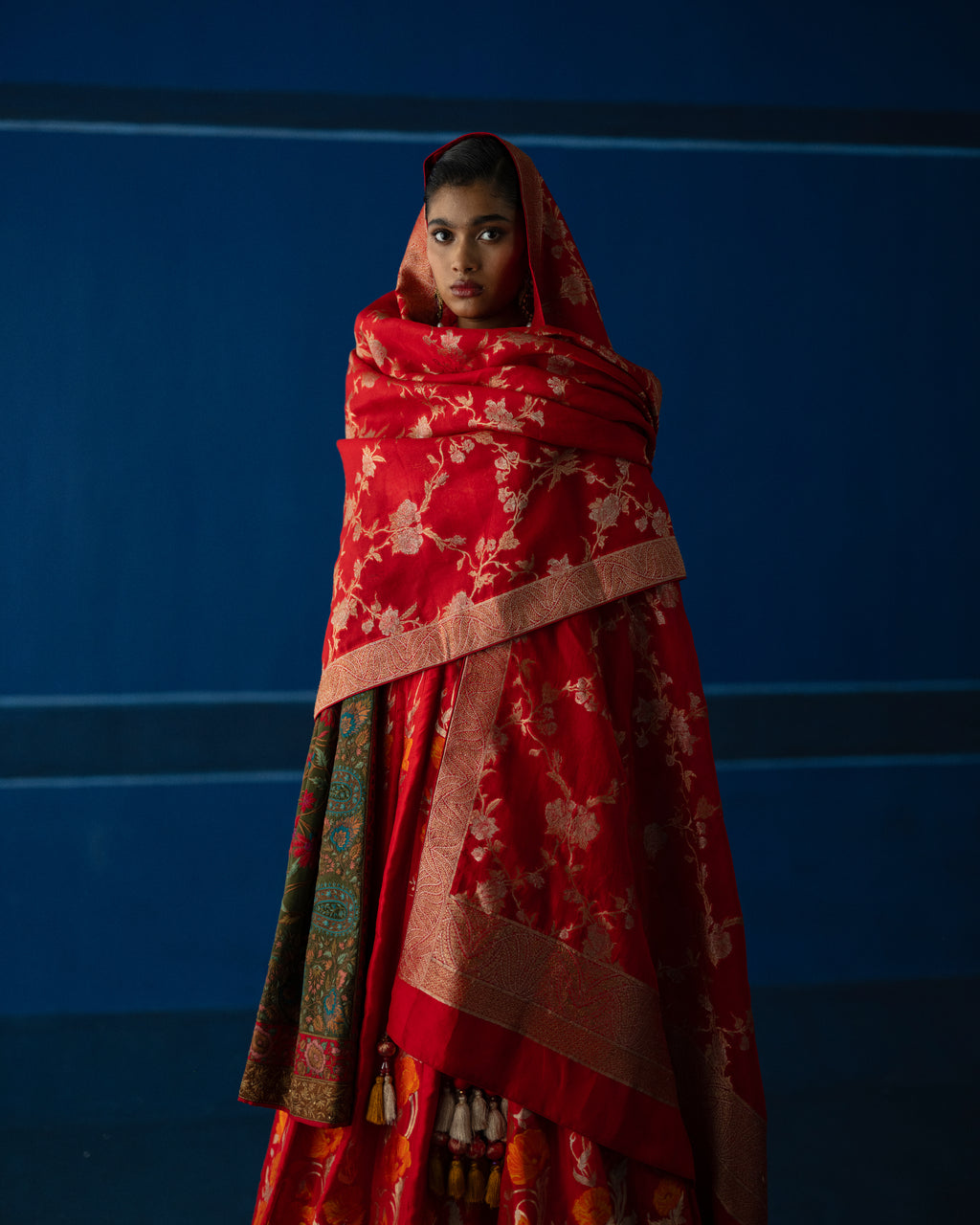 Bloom Matrix Lehenga Set