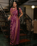 Majanta Crepe Saree