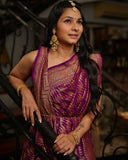 Majanta Crepe Saree