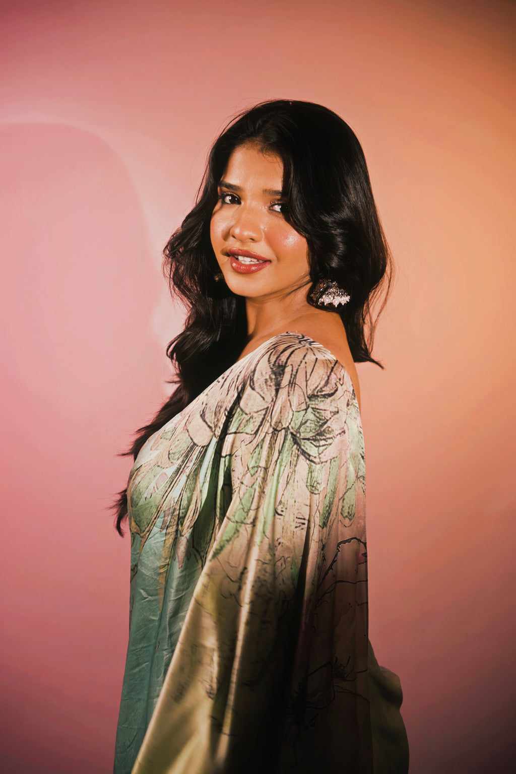Opaline Mirage satin Silk