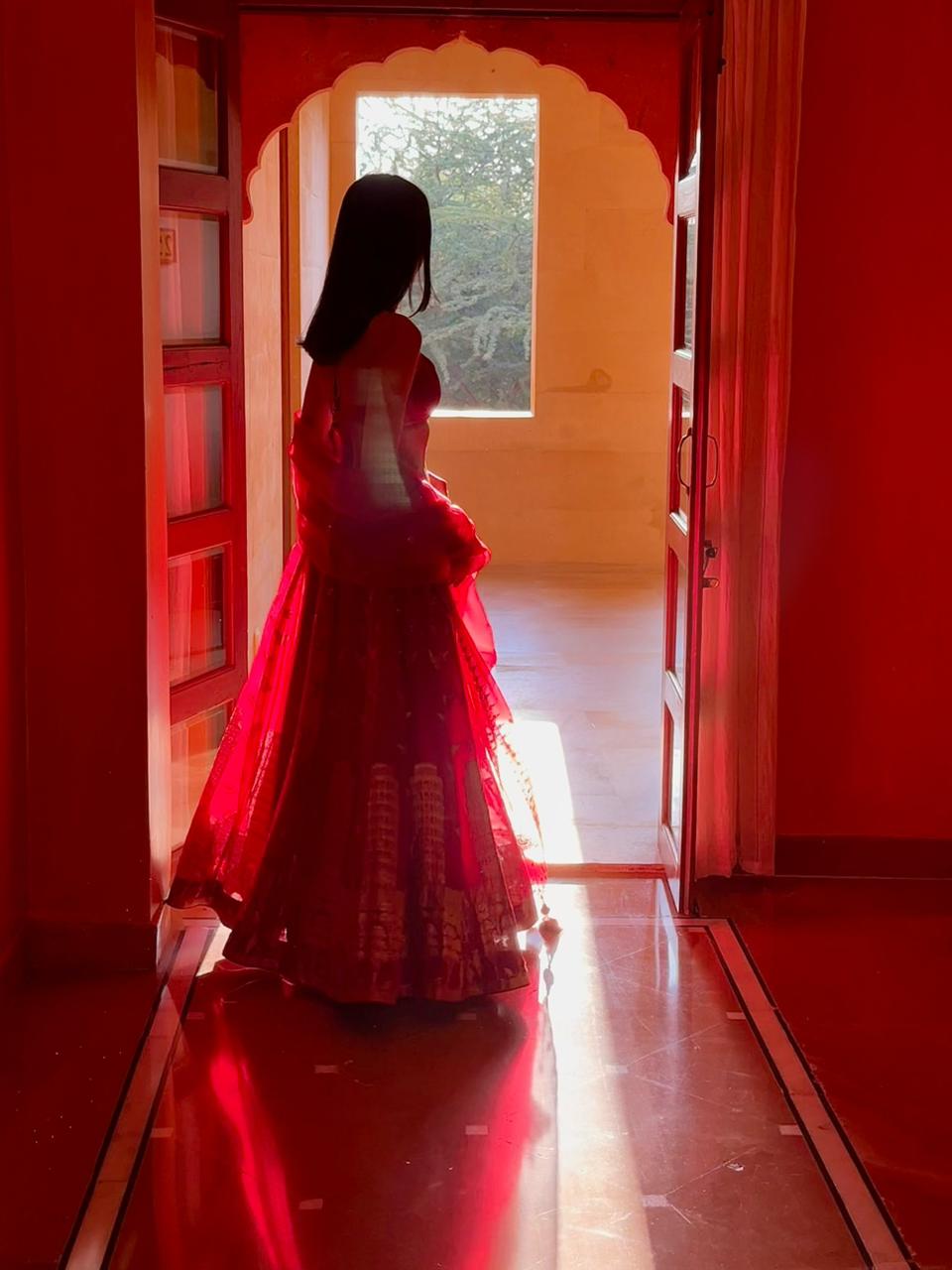 Regal Ember Lehenga