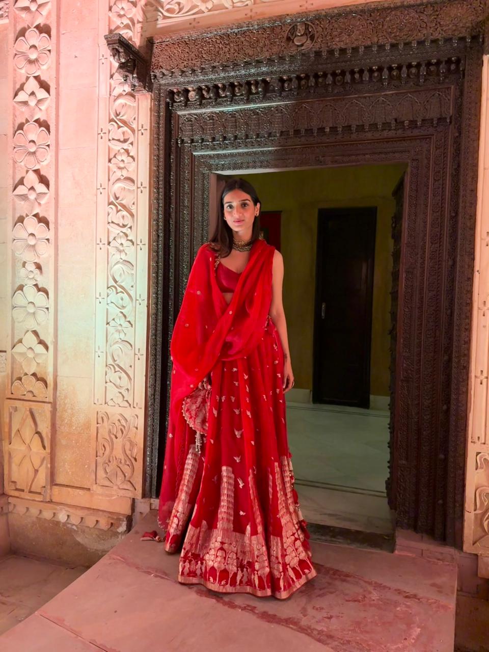 Regal Ember Lehenga