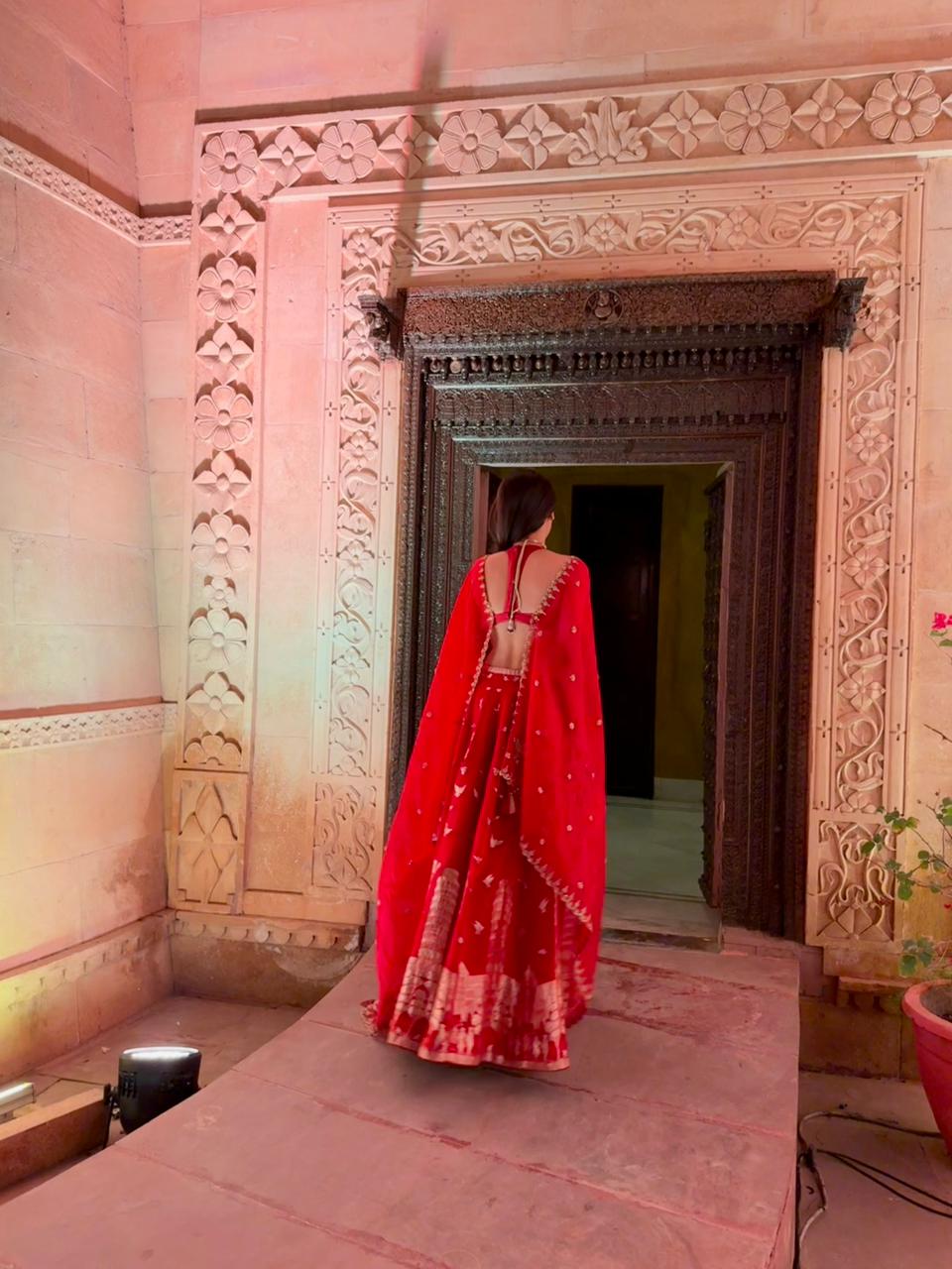 Regal Ember Lehenga