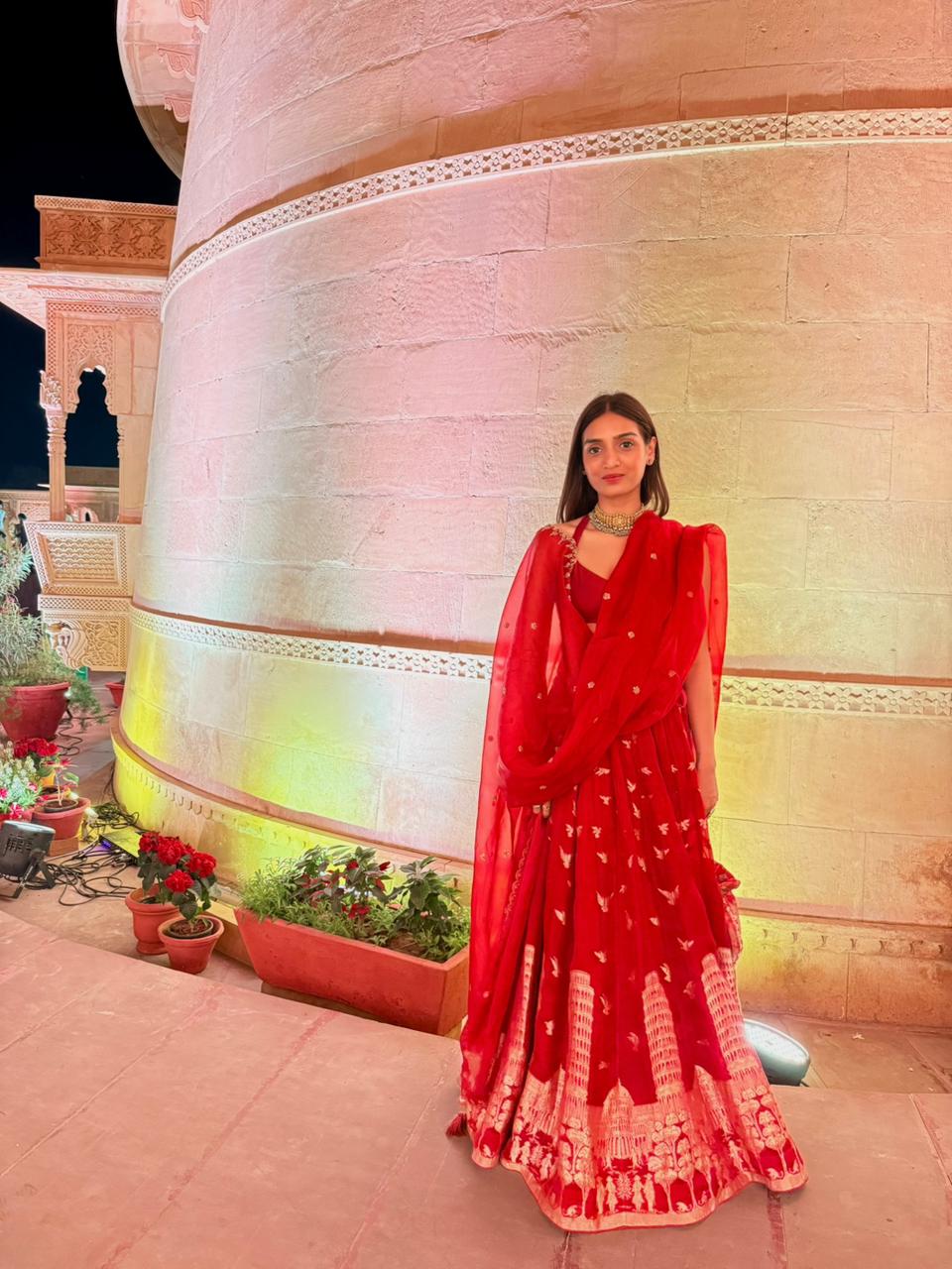 Regal Ember Lehenga