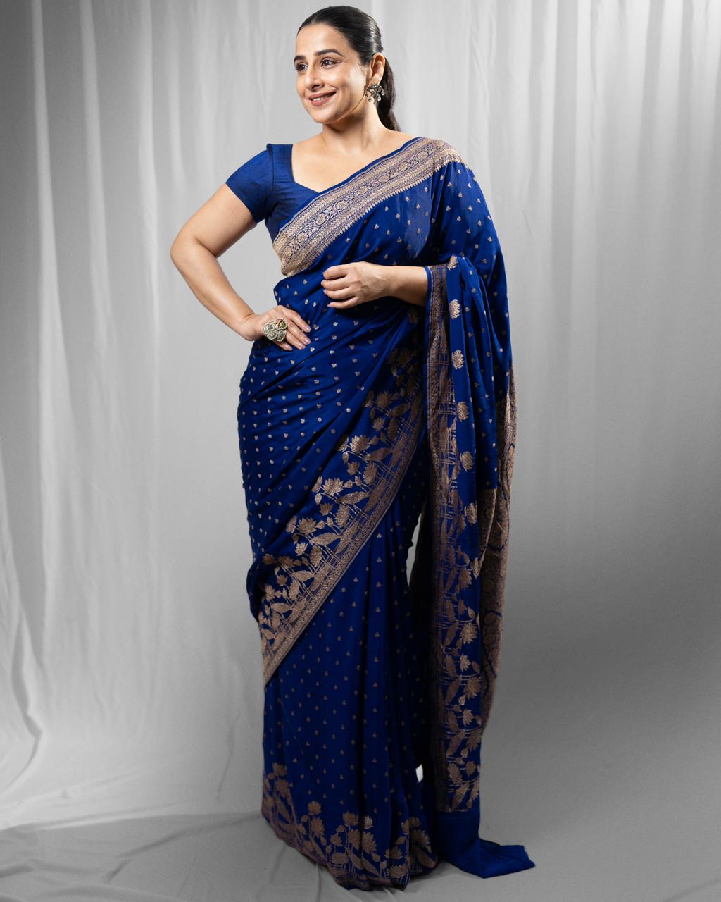 Celestial Cobalt Crepe