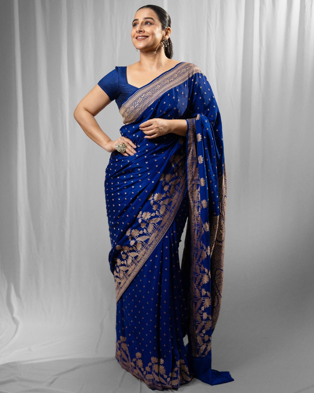 Celestial Cobalt Crepe