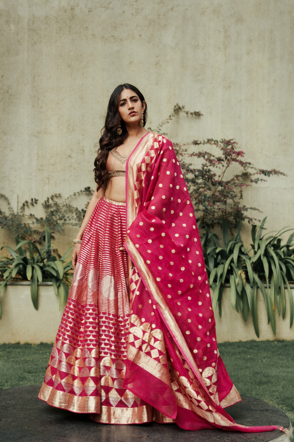 Roseate Opulence Lehenga