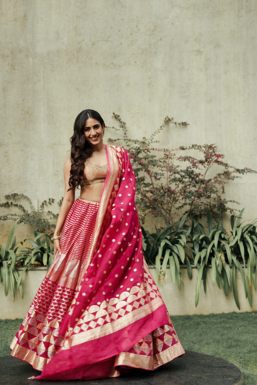 Roseate Opulence Lehenga
