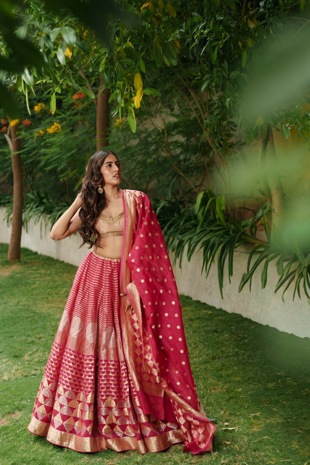Roseate Opulence Lehenga