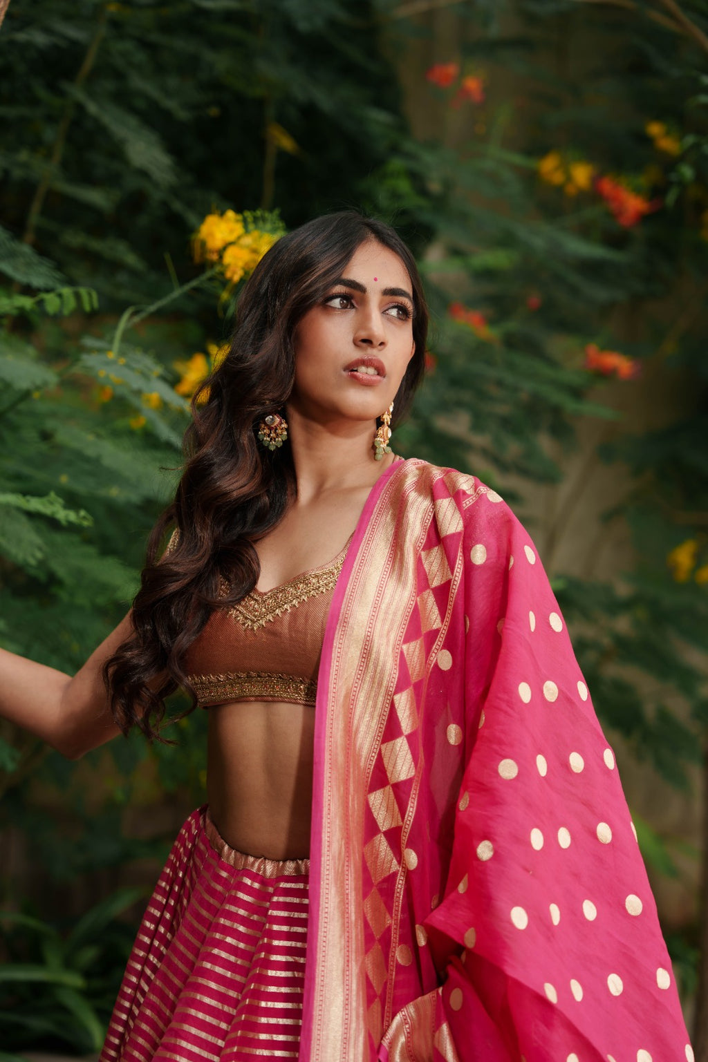 Roseate Opulence Lehenga