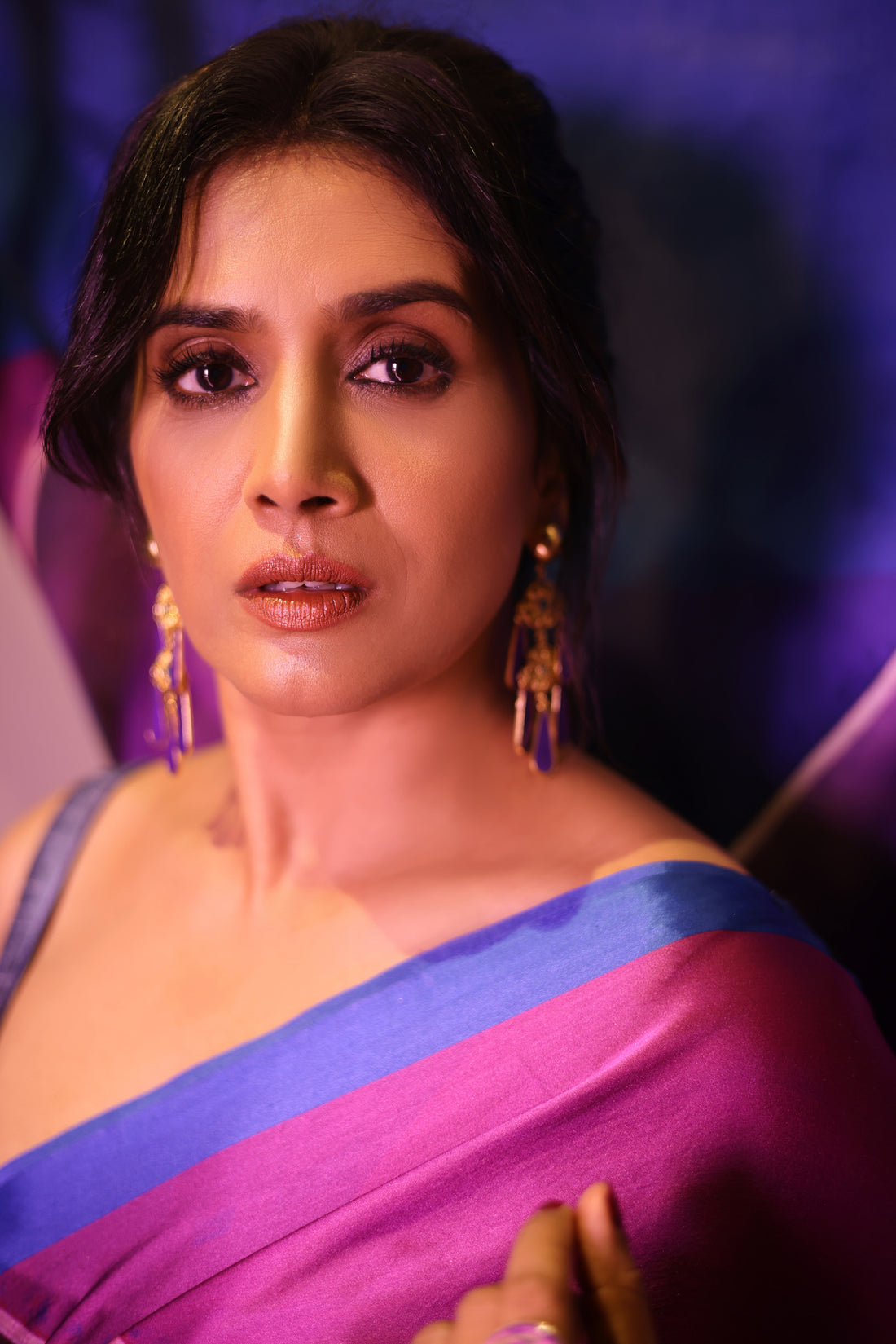 Upala Printed Saree Satin
