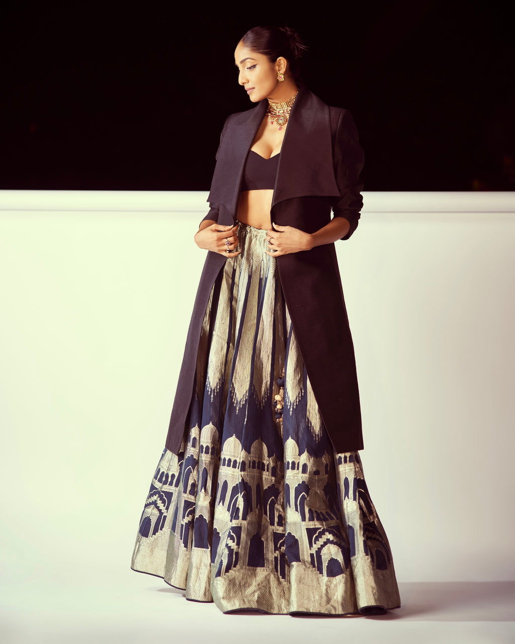 Lehenga Kora Traditional Monumental