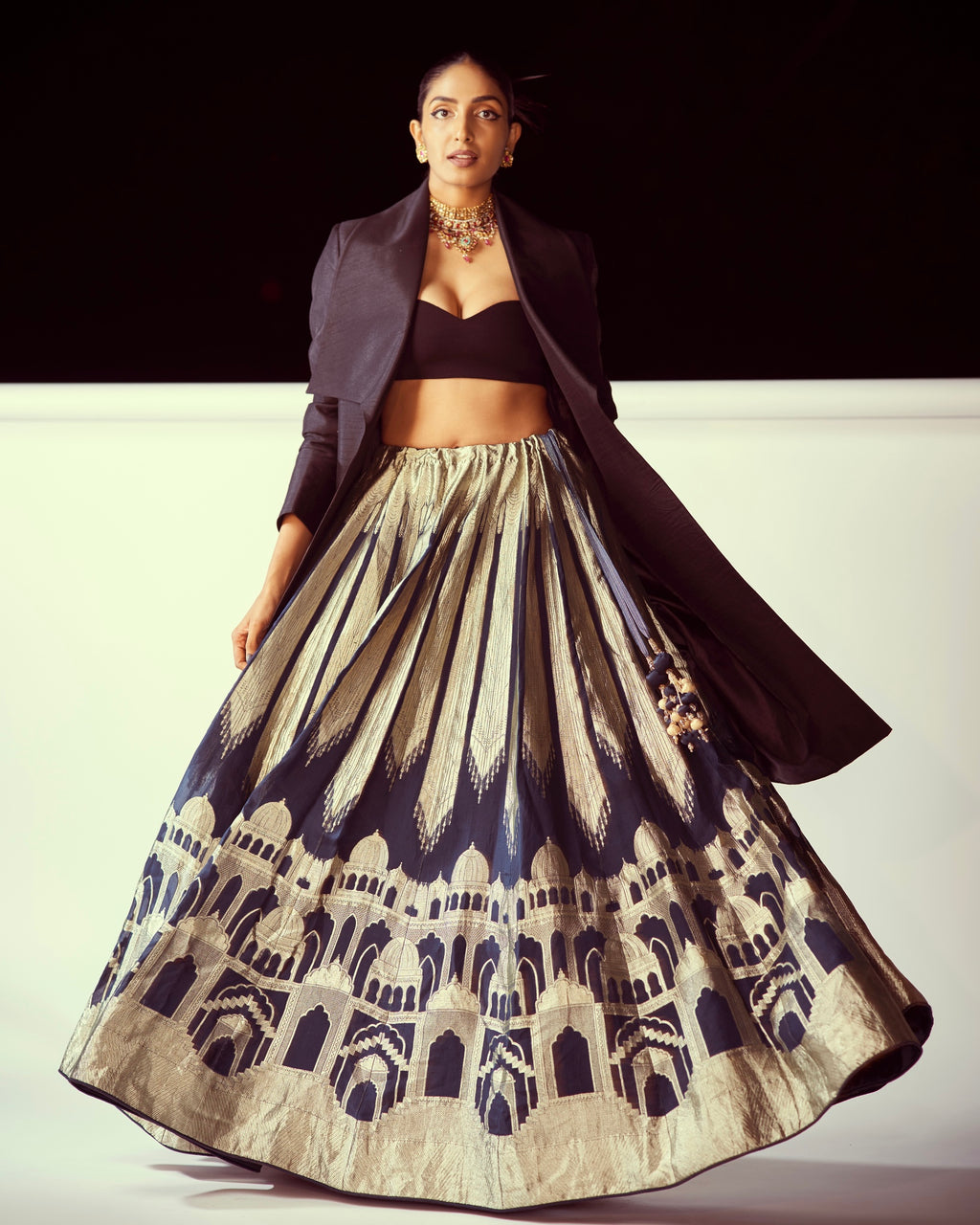Lehenga Kora Traditional Monumental