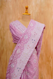 Banarasi Tusser Goergette Sarees