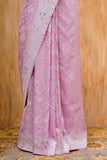 Banarasi Tusser Goergette Sarees