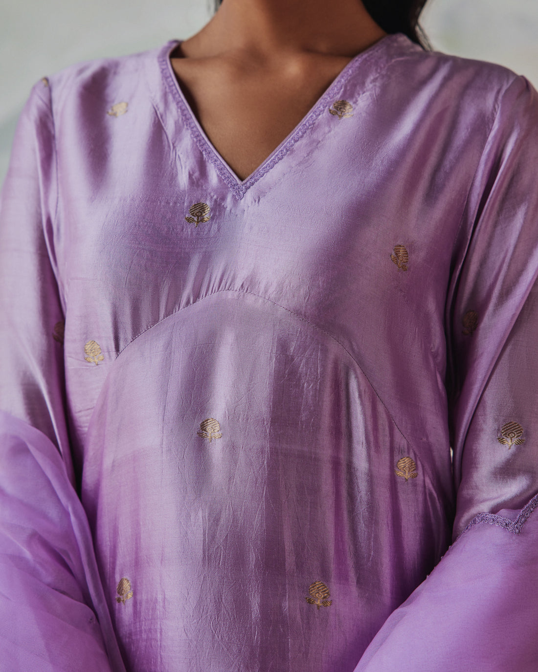 Lavani Buti Suit Silk