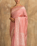 Tatvika Geometrical Weave Saree Khaddi Georgette