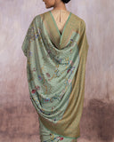 Lavani Buit Featuring Floral Print Saree Crape