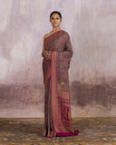 Lavani Buti Digital Printed Saree Pure Crape