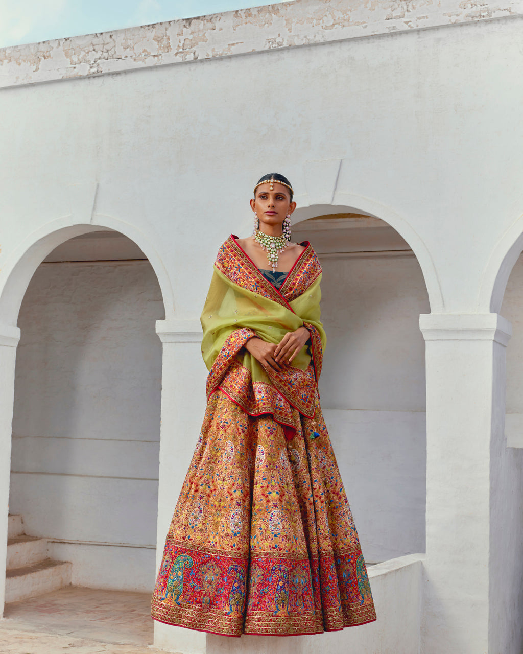 Pure Raw Silk Lehnga