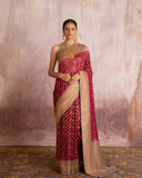 Tatvika Geometrical Weave Saree Georgette