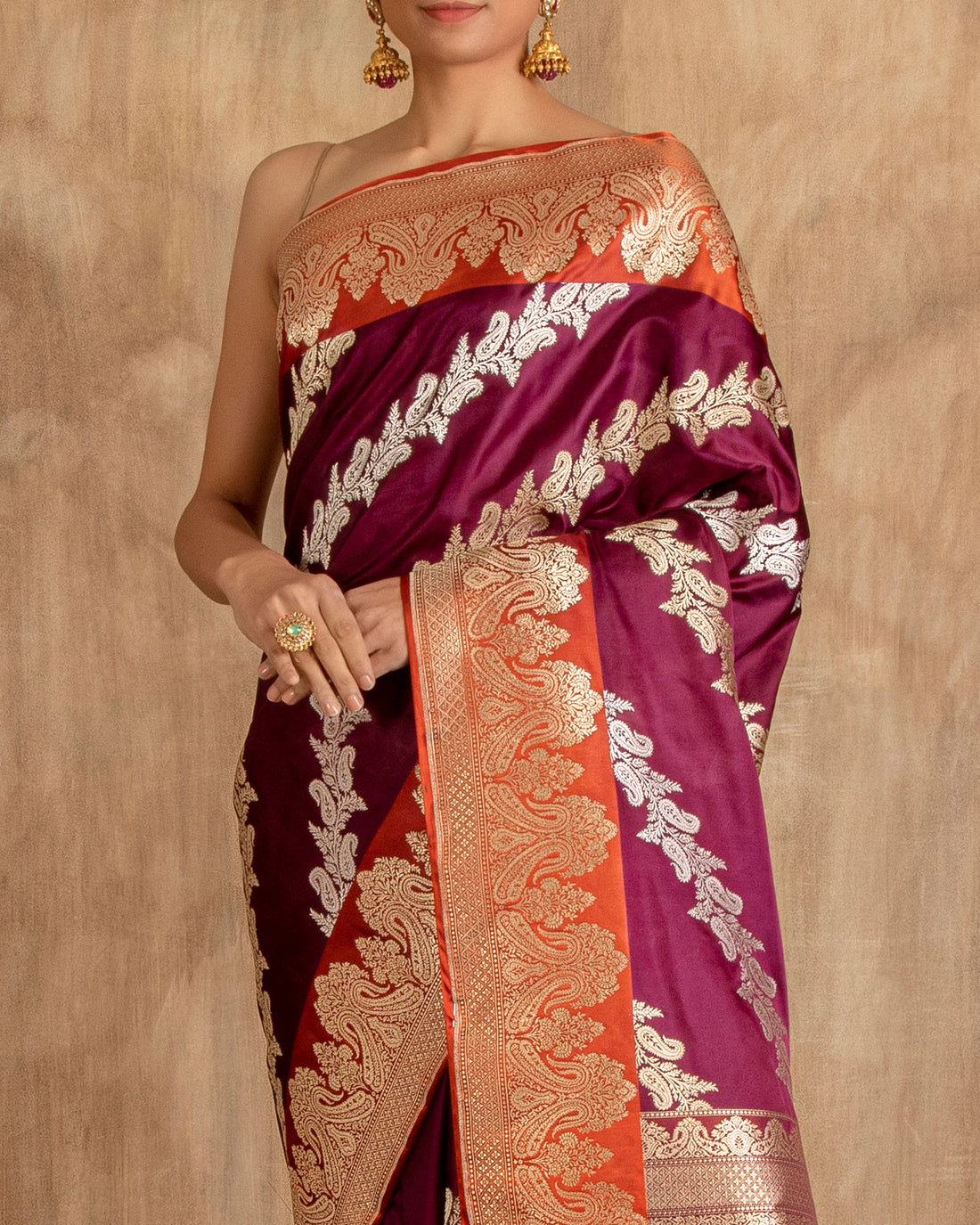 Daivika Jangala saree Satin