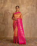 Tatvika Geometrical Weave Saree Kora