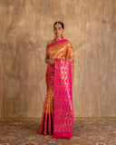 Tatvika Geometrical Weave Saree Kora