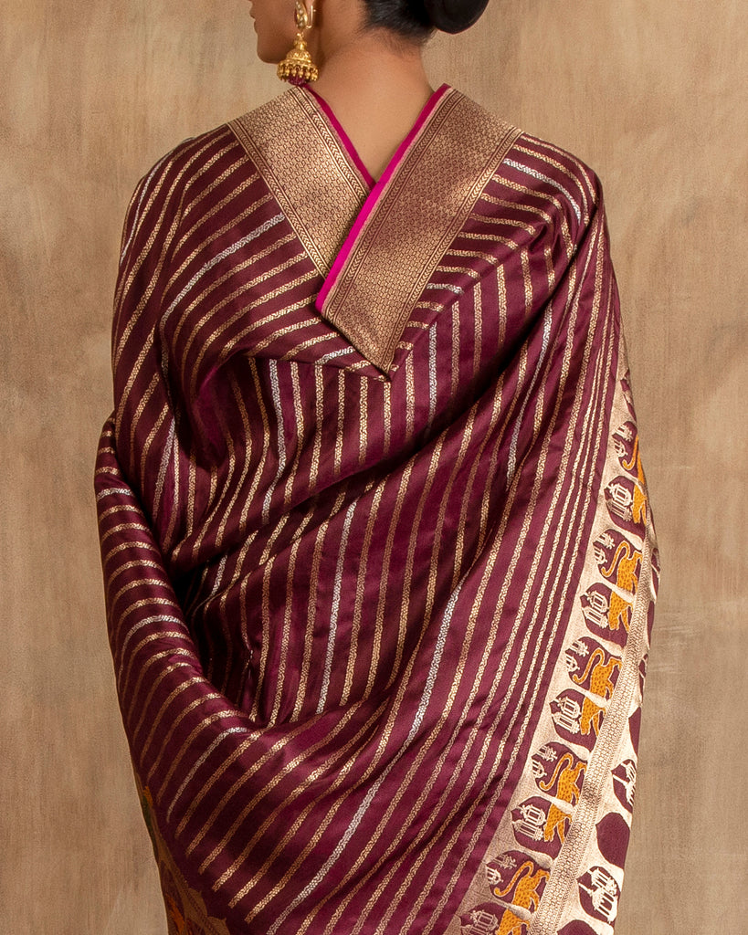 Ipsit Shikargah Saree Silk