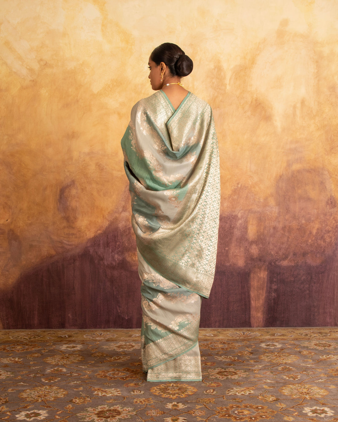 Mananya Rangkat Handwoven Saree Georgette
