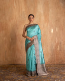 Lavani Buti Saree Raw Silk
