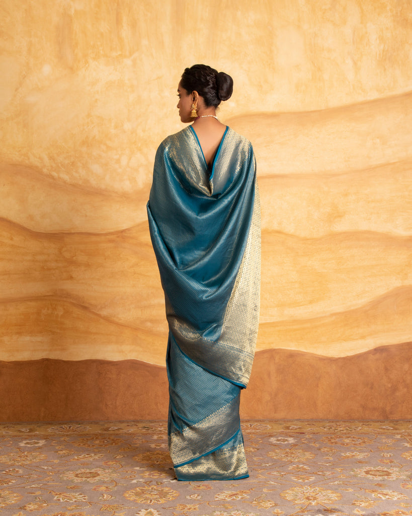 Tatvika Geometrical Weave Saree  Silk