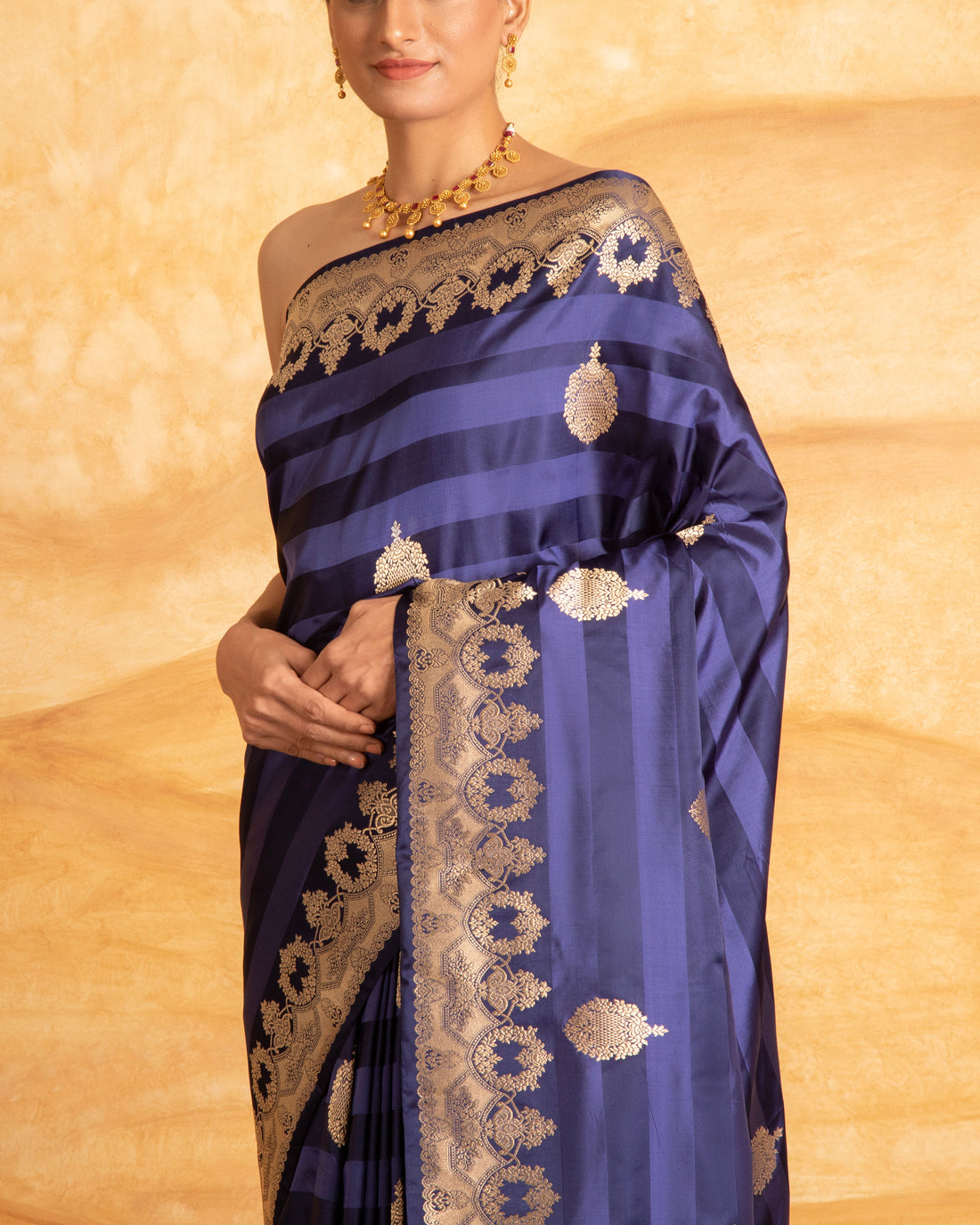 Lavani Buti Saree Satin