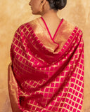 Tatvika Geometrical Weave Saree Silk