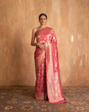 Aadrika Jaal Saree Tusser Georgette